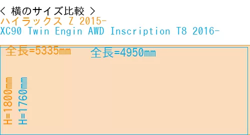 #ハイラックス Z 2015- + XC90 Twin Engin AWD Inscription T8 2016-